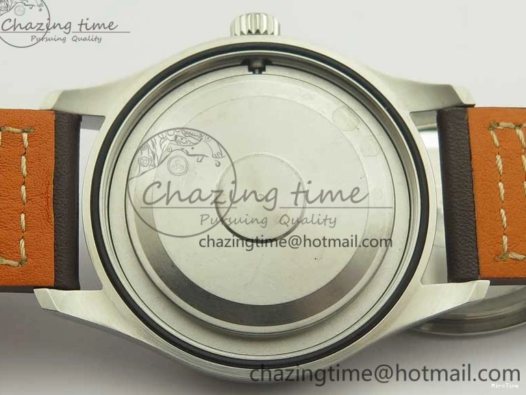 MIROTIME 0709 Practical MARK XVIII ANTOINE DE SAINT EXUPÉRY IW327003 SS MKS 1:1 Best Edition on Brown Leather MIYOTA 7193